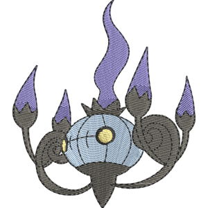 Chandelure Pokemon Free Coloring Page for Kids