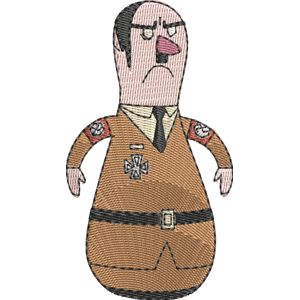 Adolf Hitler Aqua Teen Hunger Force Free Machine Embroidery Design