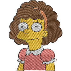 Bonnie Flanders Simpsons Free Machine Embroidery Design