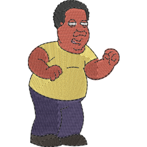 Cleveland Brown The Cleveland Show Free Machine Embroidery Design