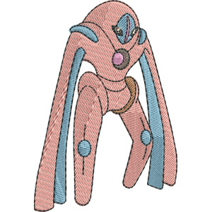 Deoxys Defense Forme Pokemon Free Coloring Page for Kids