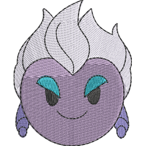 Ursula Disney Emoji Blitz Free Machine Embroidery Design