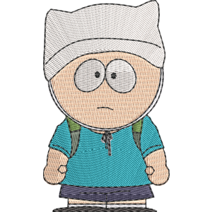 Boy in Finn Costume South Park Free Machine Embroidery Design