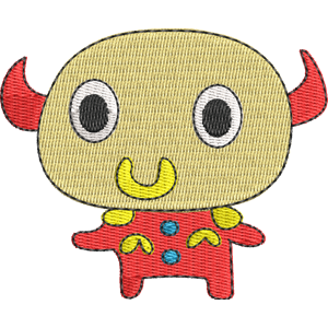 Tougyutchi Tamagotchi Free Machine Embroidery Design