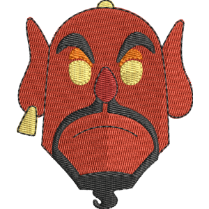 Genie Jafar Disney Emoji Blitz Free Machine Embroidery Design