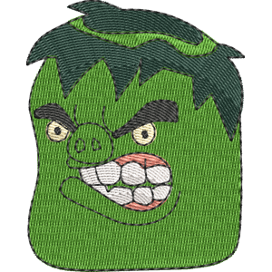 Hulk Pig Angry Birds Pigs Free Coloring Page for Kids