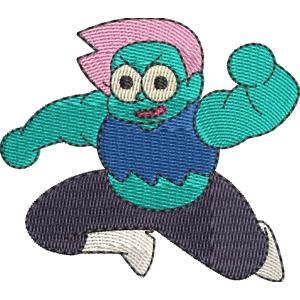 Small Teen OK K.O.! Let's Be Heroes Free Machine Embroidery Design