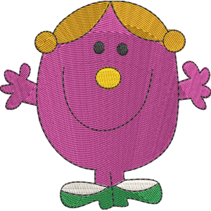 Little Miss Helpful Mr Men Free Coloring Page for Kids