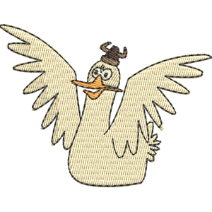 Duck of Always Fangbone! Free Coloring Page for Kids