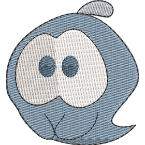 Ghost Cut the Rope Free Machine Embroidery Design