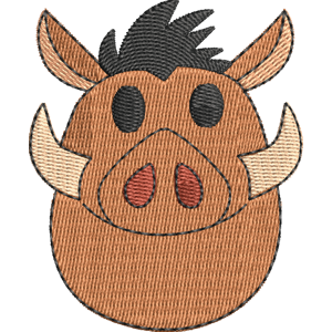 Pumbaa Disney Emoji Blitz Free Machine Embroidery Design