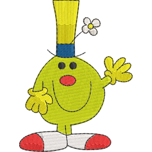 Mr Funny Mr Men Free Coloring Page for Kids