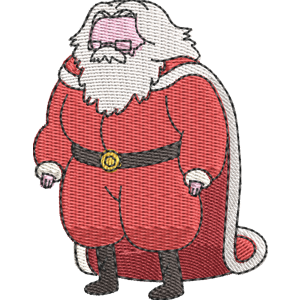 Santa Claus Adventure Time Free Coloring Page for Kids