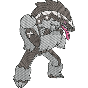 Obstagoon Pokemon Free Coloring Page for Kids