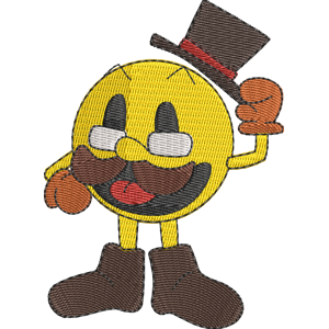 Pac-Master Pac Man Free Machine Embroidery Design