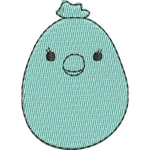 Anders the Chick Squishmallows Free Machine Embroidery Design