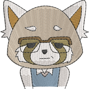 Retsuko's Father Aggretsuko Free Machine Embroidery Design