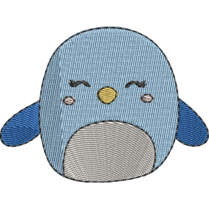 Bebe the Bluebird Squishmallows Free Machine Embroidery Design