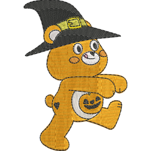 Trick-or-Sweet Bear Free Coloring Page for Kids