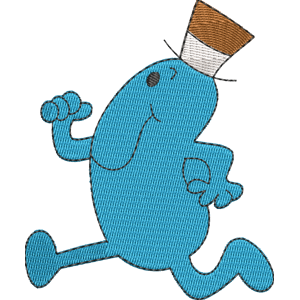 Mr Busy Mr Men Free Coloring Page for Kids