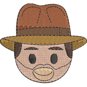 Indiana Jones Disney Emoji Blitz Free Machine Embroidery Design