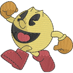 Pac-Man Pac Man Free Machine Embroidery Design