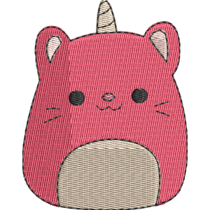 Adrie the Caticorn Squishmallows Free Machine Embroidery Design