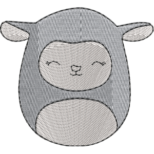 Berry the Lamb Squishmallows Free Machine Embroidery Design