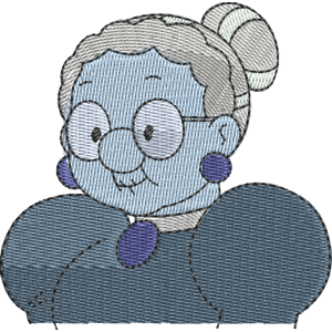 Mrs. Gray We Bare Bears Free Machine Embroidery Design