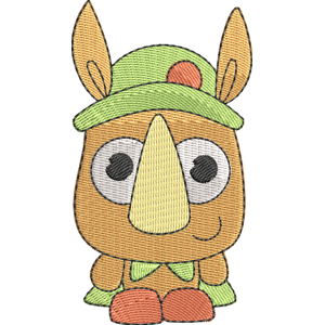 Snort Jr Moshi Monsters Free Coloring Page for Kids