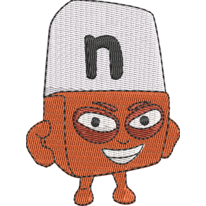 N Alphablocks Free Machine Embroidery Design