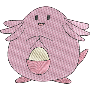 Chansey Pokemon Free Coloring Page for Kids