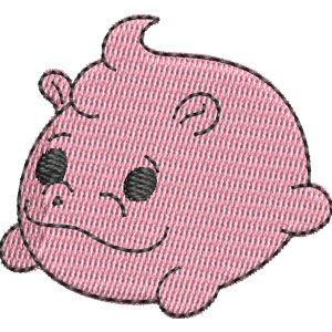 Wibba the Hippo Pikmi Pops Free Machine Embroidery Design