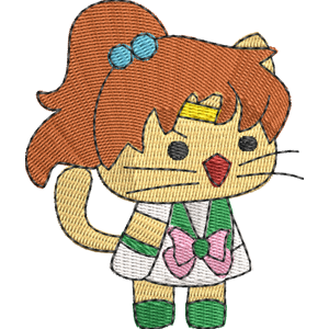 Brown-chan StrikeForce Kitty Free Coloring Page for Kids
