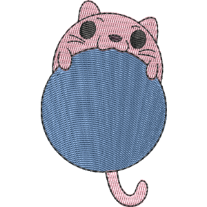 Popcat the Cat Pikmi Pops Free Machine Embroidery Design