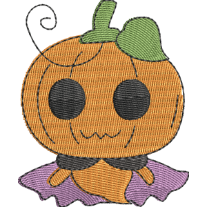 Pumpkitchi Tamagotchi Free Machine Embroidery Design