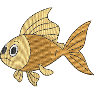 Goldfish The ZhuZhus Free Machine Embroidery Design