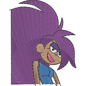 Turbo Enid OK K.O.! Let's Be Heroes Free Machine Embroidery Design