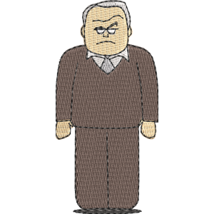 Brian Dennehy South Park Free Coloring Page for Kids