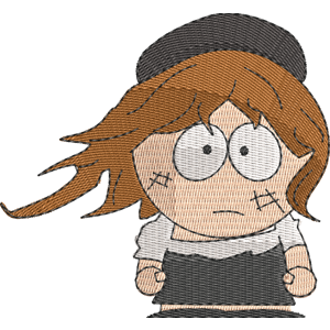 Cosette South Park Free Machine Embroidery Design