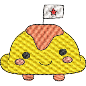 Omuratchi Tamagotchi Free Coloring Page for Kids
