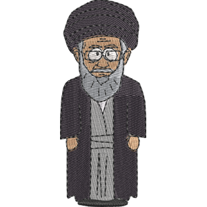Ali Khamenei South Park Free Coloring Page for Kids