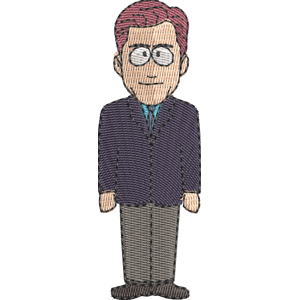 Chris Hansen South Park Free Machine Embroidery Design