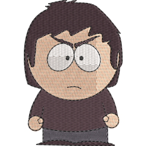 Damien Thorn South Park Free Machine Embroidery Design