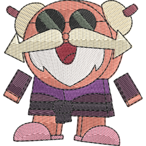 Father Time Unikitty! Free Machine Embroidery Design