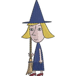 Wendy Witch Ben & Holly's Little Kingdom Free Machine Embroidery Design