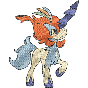 Keldeo Resolute Form Pokemon Free Coloring Page for Kids