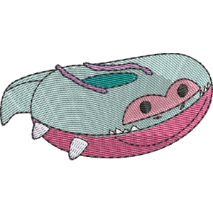 Tucker the Crocodile Pikmi Pops Free Machine Embroidery Design