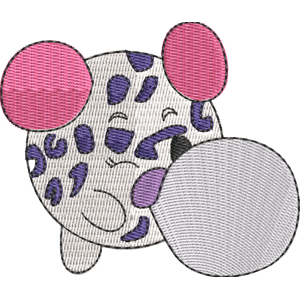 Trek the Koala Pikmi Pops Free Machine Embroidery Design