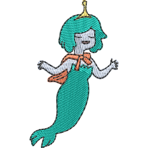 Ocean Princess Adventure Time Free Machine Embroidery Design